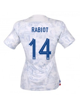 Billige Frankrike Adrien Rabiot #14 Bortedrakt Dame VM 2022 Kortermet
